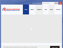 Tablet Screenshot of firesafetyconstruction.com.au
